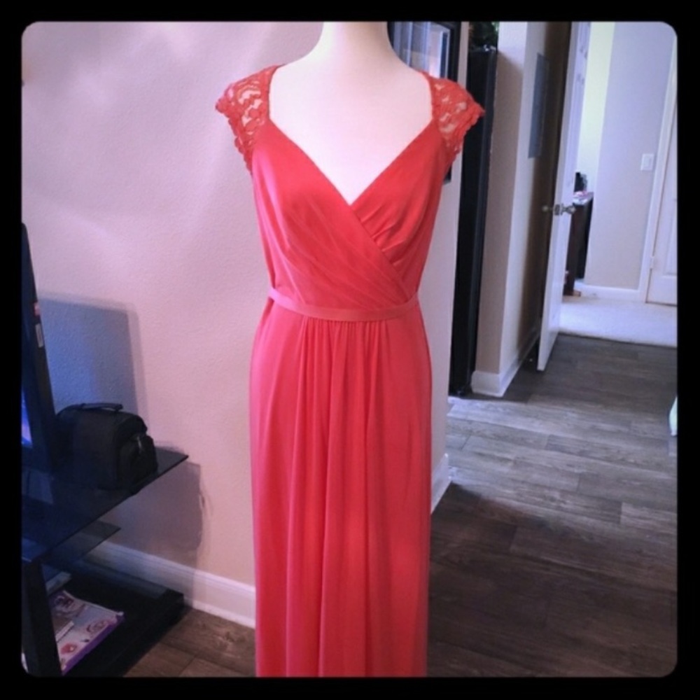 David’s bridal bridesmaid dress